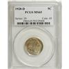 Image 1 : 1928-D 5C MS65 PCGS. The strike is soft on the central