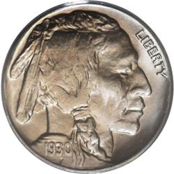 1930 5C MS67 PCGS. Sharper struck than most 1930 nicke