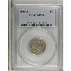 1930-S 5C MS66 PCGS. According to David Bowers (2007),