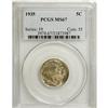 Image 1 : 1935 5C MS67 PCGS. The population of this issue is sur