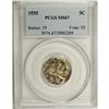 Image 1 : 1935 5C MS67 PCGS. Crisply struck with bright satiny l