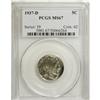 Image 1 : 1937-D 5C MS67 PCGS. Crisply defined with hints of per