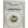 Image 1 : 1943-P 5C MS67 Full Steps PCGS. An interesting Jeffers