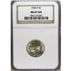 Image 1 : 1944-P 5C MS67 Five Full Steps NGC. Nearly 120 million