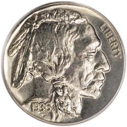 1936 5C Type Two Nickel--Brilliant Finish PR67 PCGS. F