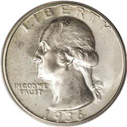 1936 25C Quarter PR67 PCGS. An original coin that show