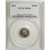 Image 1 : 1834 H10C MS64 PCGS. V-4, LM-4, R.1. Rich layers of or