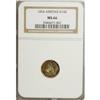 Image 3 : 1854 H10C Arrows MS66 NGC. A beautiful layer of rich,