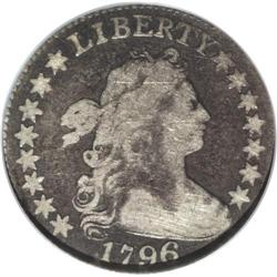 1796 10C VG10 PCGS. JR-4, R.4. The TY in LIBERTY touch