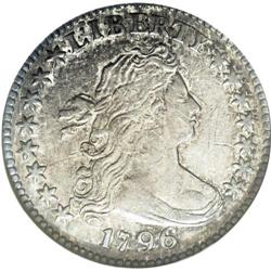 1796 10C XF45 NGC. JR-5, R.5. Along with JR-3, JR-5 is