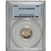 Image 1 : 1919 10C MS65 Full Bands PCGS. Well struck and lustrou