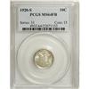 Image 1 : 1920-S 10C MS64 Full Bands PCGS. An attractive example