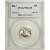 Image 1 : 1924 10C MS66 Full Bands PCGS. Crisply struck and fros