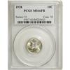 Image 1 : 1928 10C MS66 Full Bands PCGS. This sharply struck Pre