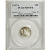 Image 1 : 1937-S 10C MS67 Full Bands PCGS. Splashes of orange-re