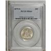 Image 1 : 1875-S 20C MS64 PCGS. FS-302. The mintmark is sharply