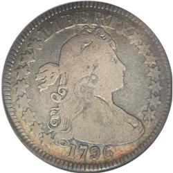 1796 25C Fine 12 PCGS. High 6. B-2, R.3. The year 1796