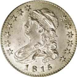 1815 25C MS64 PCGS. B-1, the only known dies, R.1. Die