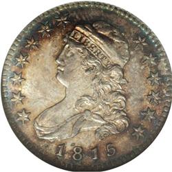 1815 25C MS66 NGC. B-1, the only known dies, R.1. Die