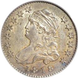 1818/5 25C MS64 PCGS. B-1, R.2. The only overdate vari