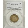 Image 1 : 1870 25C MS63 PCGS. Though the 1870 quarter''s mintage