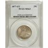 Image 1 : 1877-CC 25C MS63 PCGS. Briggs 1-A. Noticeably repunche