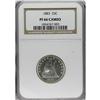 Image 3 : 1883 25C PR66 Cameo NGC. The reverse has a touch of go