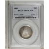 Image 1 : 1889 25C PR64 Cameo PCGS. The 1889 quarter saw 711 pro