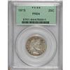 Image 1 : 1915 25C PR64 PCGS. Deeply reflective with wispy gray-