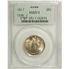 Image 1 : 1917 25C Type One MS65 Full Head PCGS. The delicate go