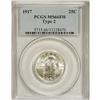 Image 3 : 1917 25C Type Two MS66 Full Head PCGS. Outstanding lus