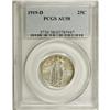 Image 1 : 1919-D 25C AU58 PCGS. Just a touch of friction over th
