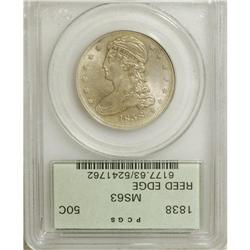 1838 50C MS63 PCGS. A pleasing Select example of this