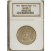 Image 1 : 1842 50C Medium Date, Large Letters MS62 NGC. Well-def
