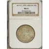 Image 1 : 1873 50C Closed 3, No Arrows MS61 NGC. Although the Cl