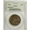 Image 1 : 1873 50C Arrows MS62 PCGS. Crisply struck with an even