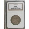 Image 3 : 1877-S 50C MS66 NGC. Type One Reverse. The generous mi