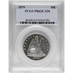 1879 50C PR62 Cameo PCGS. Randy Wiley and Bill Bugert