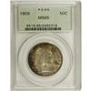 Image 3 : 1909 50C MS65 PCGS. The obverse shows smoke-gray, peac