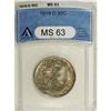 Image 3 : 1919-D 50C MS63 ANACS. Though a number of issues have