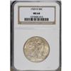 Image 1 : 1929-D 50C MS64 NGC. Medium tawny-gold toning enriches