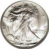 Image 1 : 1938 50C MS67 NGC. This Walking Liberty half dollar is