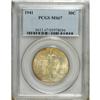 Image 1 : 1941 50C MS67 PCGS. Orange and gold-gray patina graces