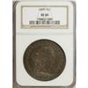 Image 3 : 1800 S$1 Wide Date, Low 8 XF40 NGC. B-10, BB-190, R.2.