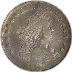 1800 S$1 Dotted Date VF30 PCGS. B-14a, BB-194, R.3. Di