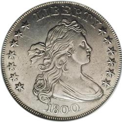 1800 S$1 --Cleaned--ANACS. AU50 Details. B-17, BB-196,