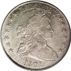 1801 S$1 XF45 ICG. B-4, BB-214, R.4. Die State I. This