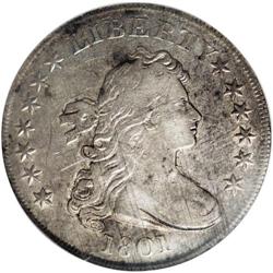 1801 S$1 XF45 NGC. B-2, BB-212, R.3. Die State II. A d