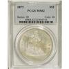 1872 S$1 MS62 PCGS. This attractive Seated dollar come