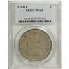 Image 3 : 1872-CC S$1 MS62 PCGS. Rusty Goe writes piquantly conc